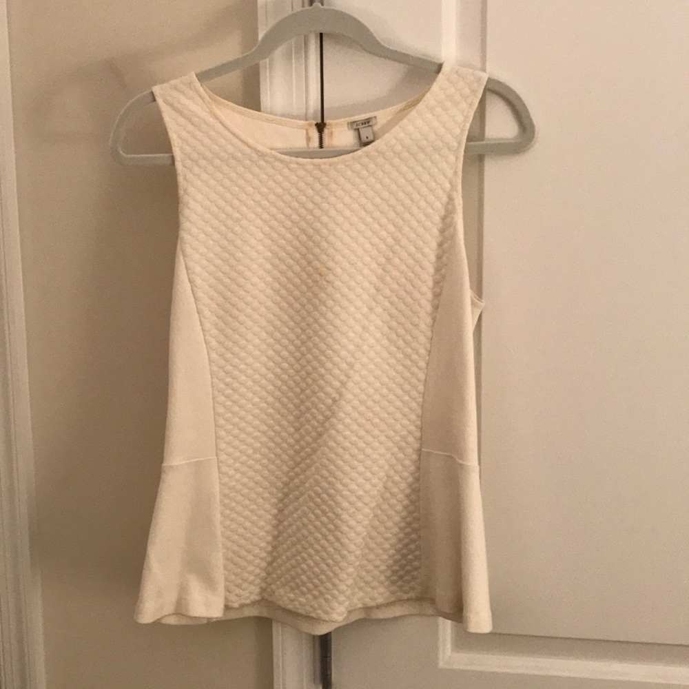 Jcrew peplum top